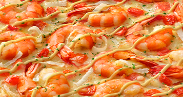 Pizza Tôm Xốt Parmesan Siêu Topping