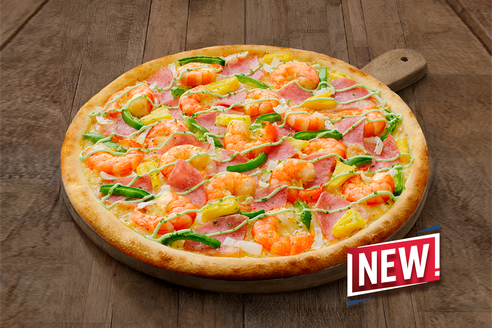 Pizza Hải Sản Cocktail Xốt Đôi Phô Mai Cay & Kem Chanh