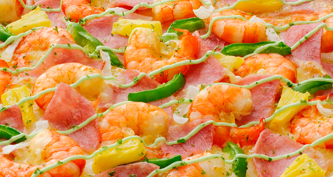 Seafood Cocktail Pizza