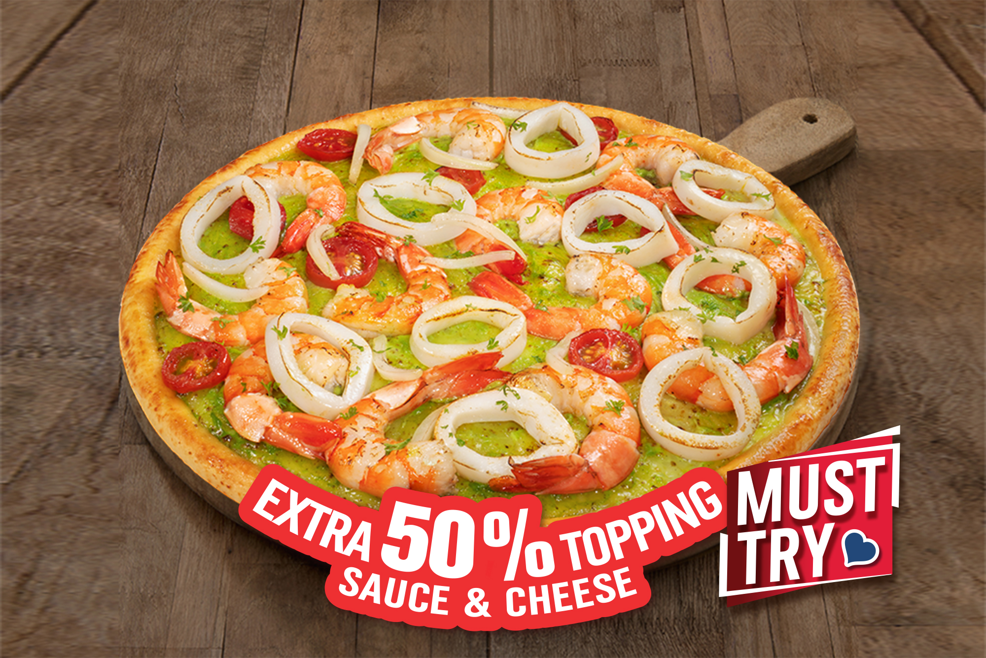 Super Topping Seafood Lime Pesto