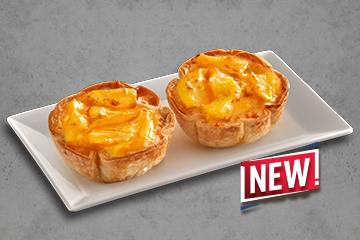 Tropical Pineapple & Honey Cheese Tart Set (2pcs)