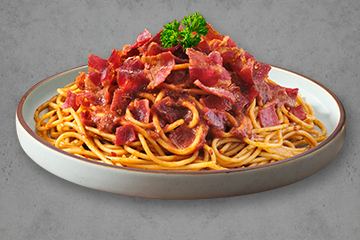 Mỳ Ý Thịt Heo Xông Khói Xốt Marinara Cay